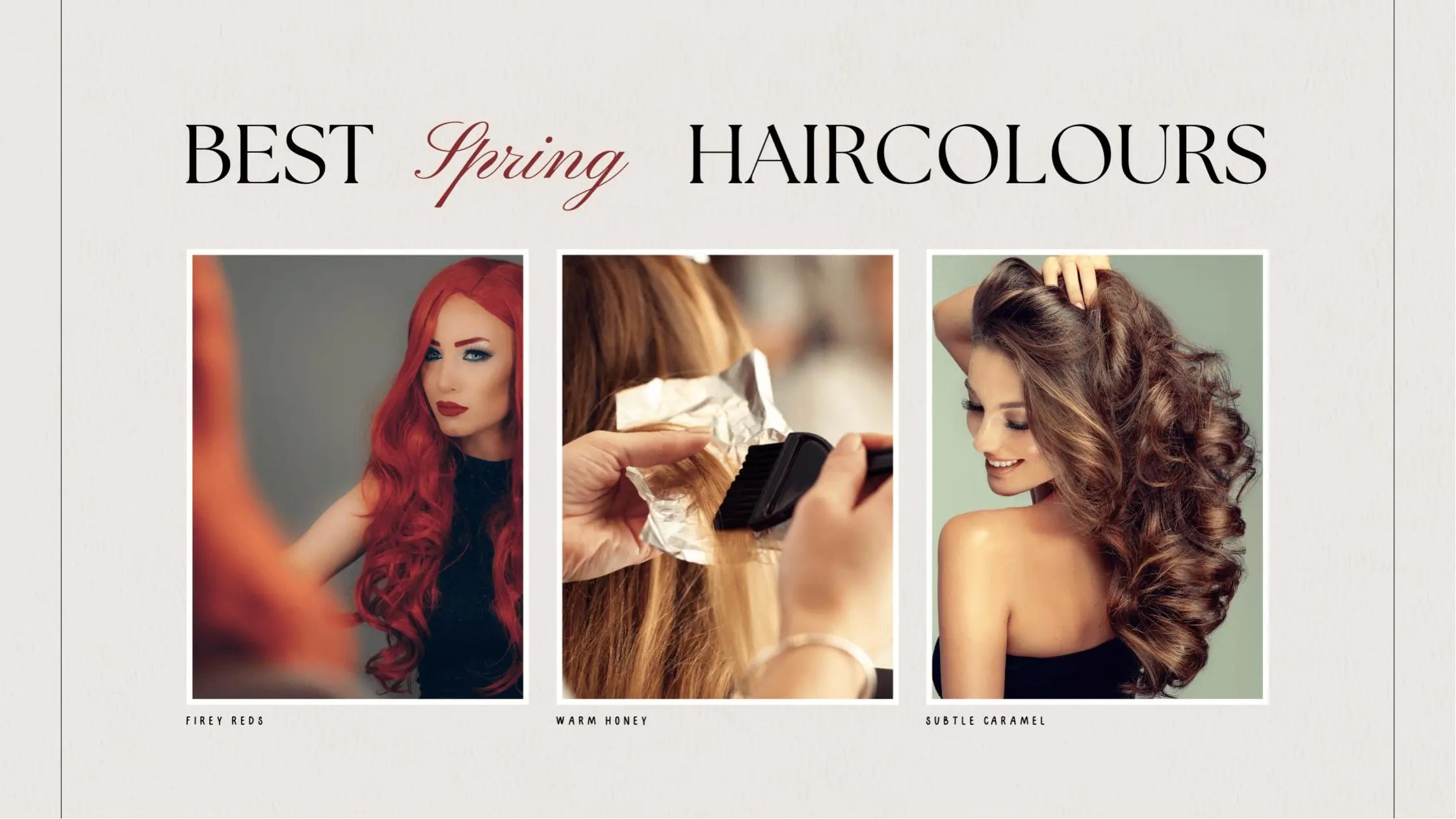 The best hair colours in Australia for this spring season! HairBeautyInk