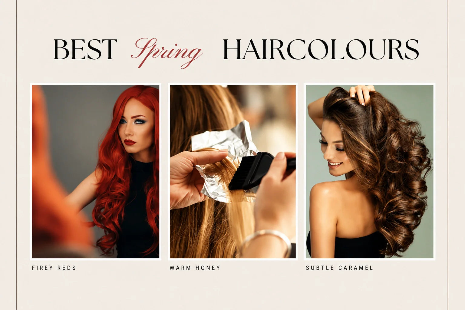 The best hair colours in Australia for this spring season!