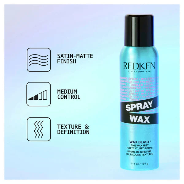 Redken® Spray Wax Fine wax Mist 165g ( WAX BLAST ) NEW LOOK