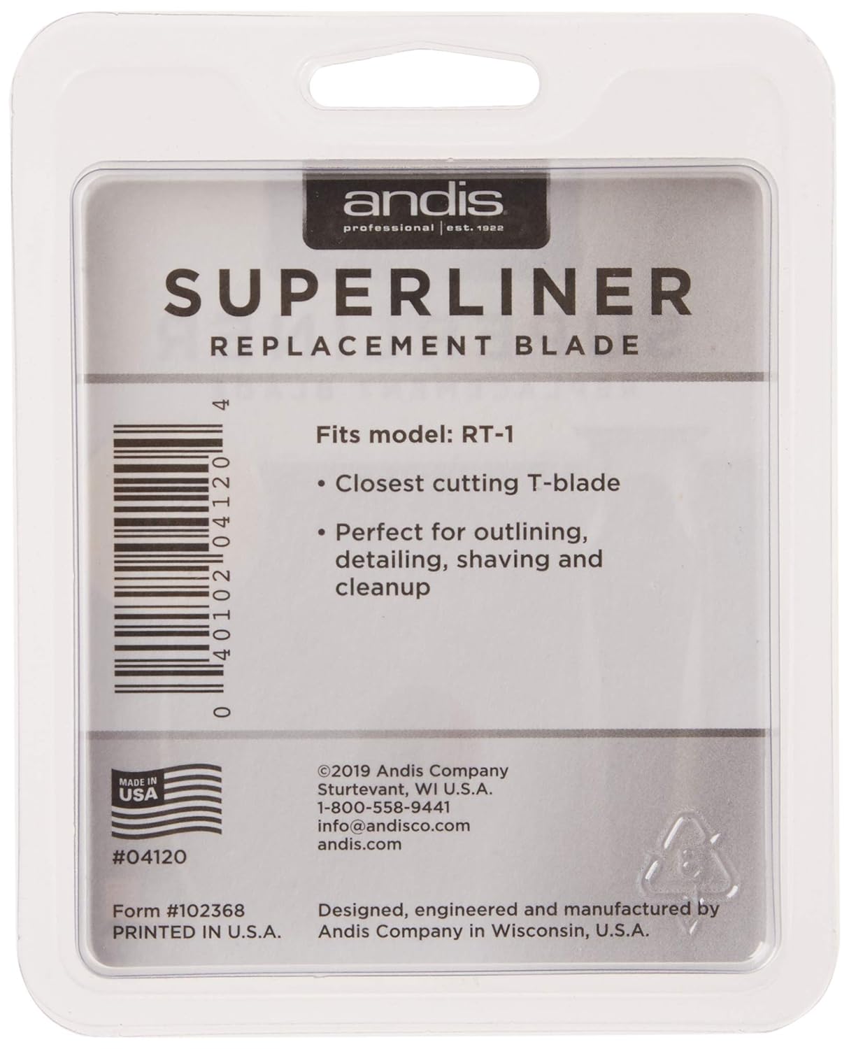 Andis Replacement T-Blade Superliner (RT-1)