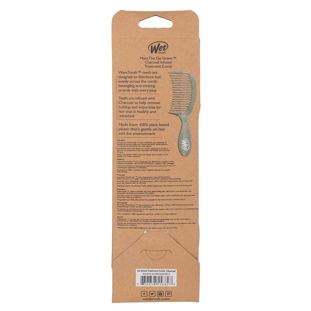 Wet Brush Go Green Detangling Comb Grey