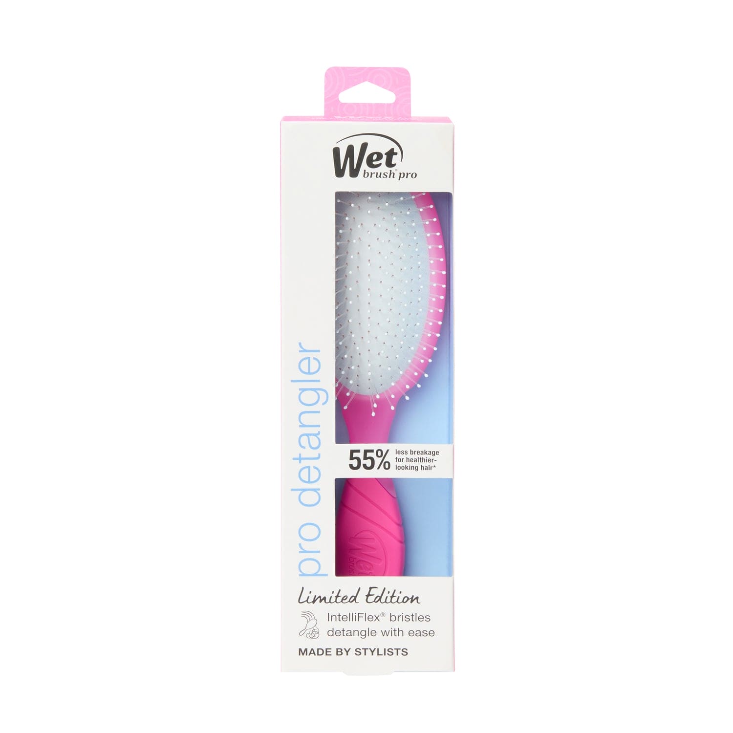 Wet Brush Pro Hi-Def Neon Fuschia Detangler