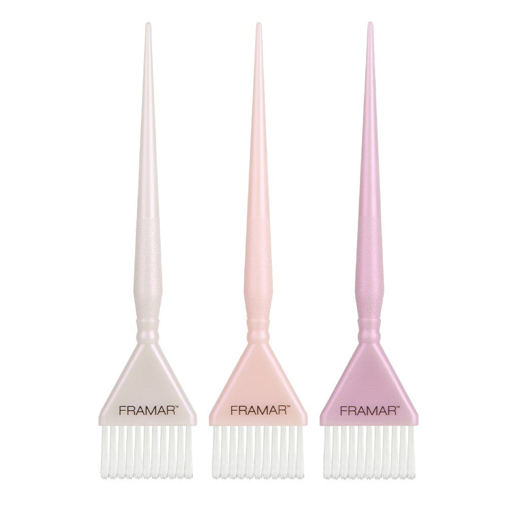 Framar Triple Threat Tint Brush Set Glazed Donut