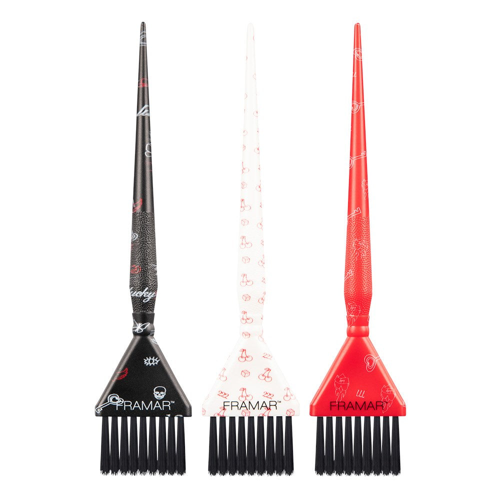 Framar Triple Threat Tint Brush 3 Set "Get Lucky"