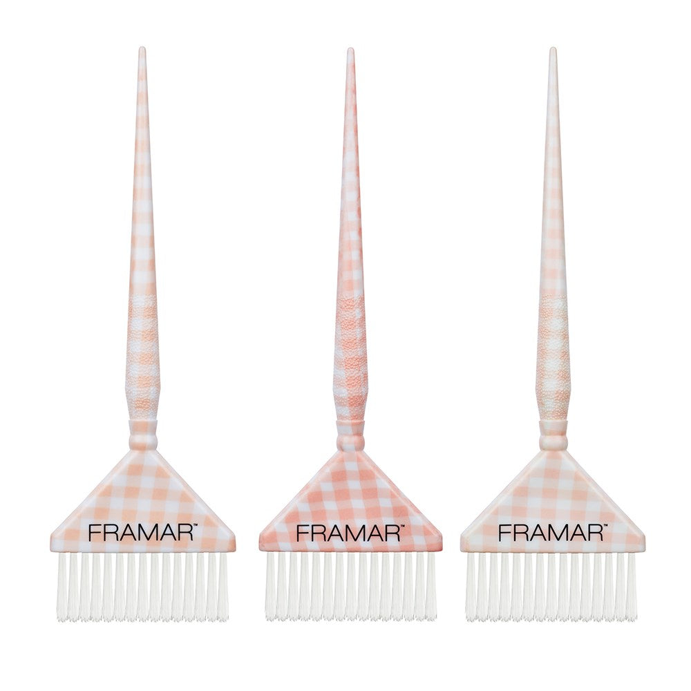 Framar Peach Please 3 Piece Brush Set