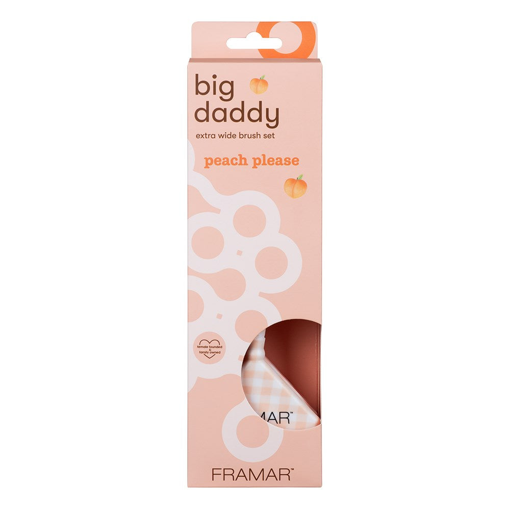 Framar Peach Please 3 Piece Brush Set
