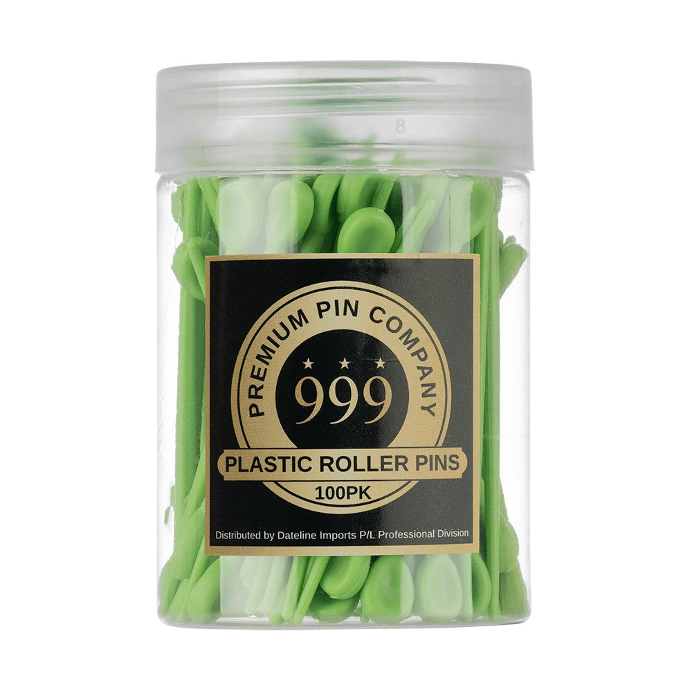999 Premium Pin Company Green Medium Plastic Roller Pins