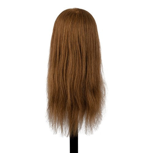 Mannequin Head - Angie Long Solid Brown Mann#5