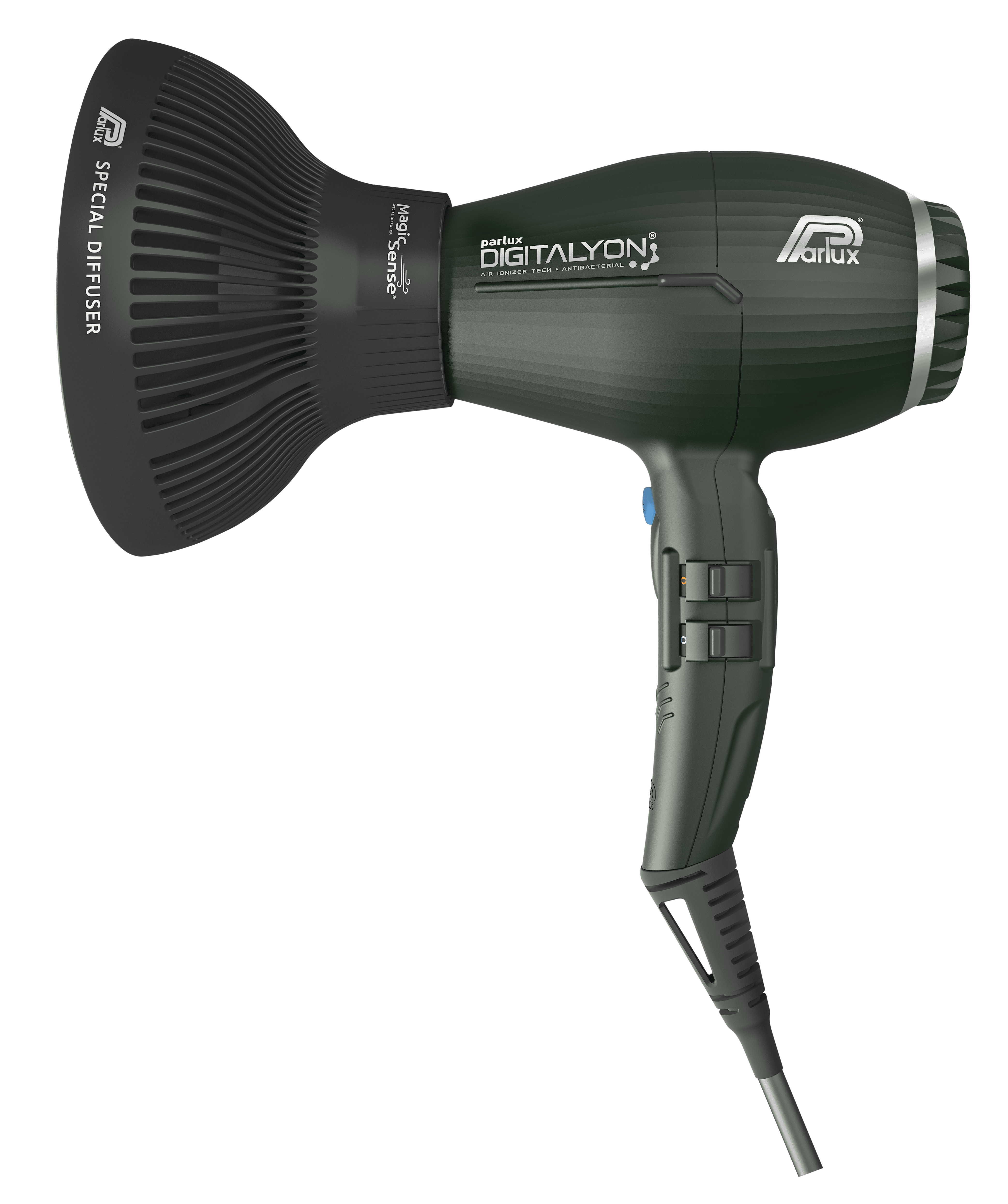 Parlux Digitalyon Dryer - Anthracite With Diffuser Pack