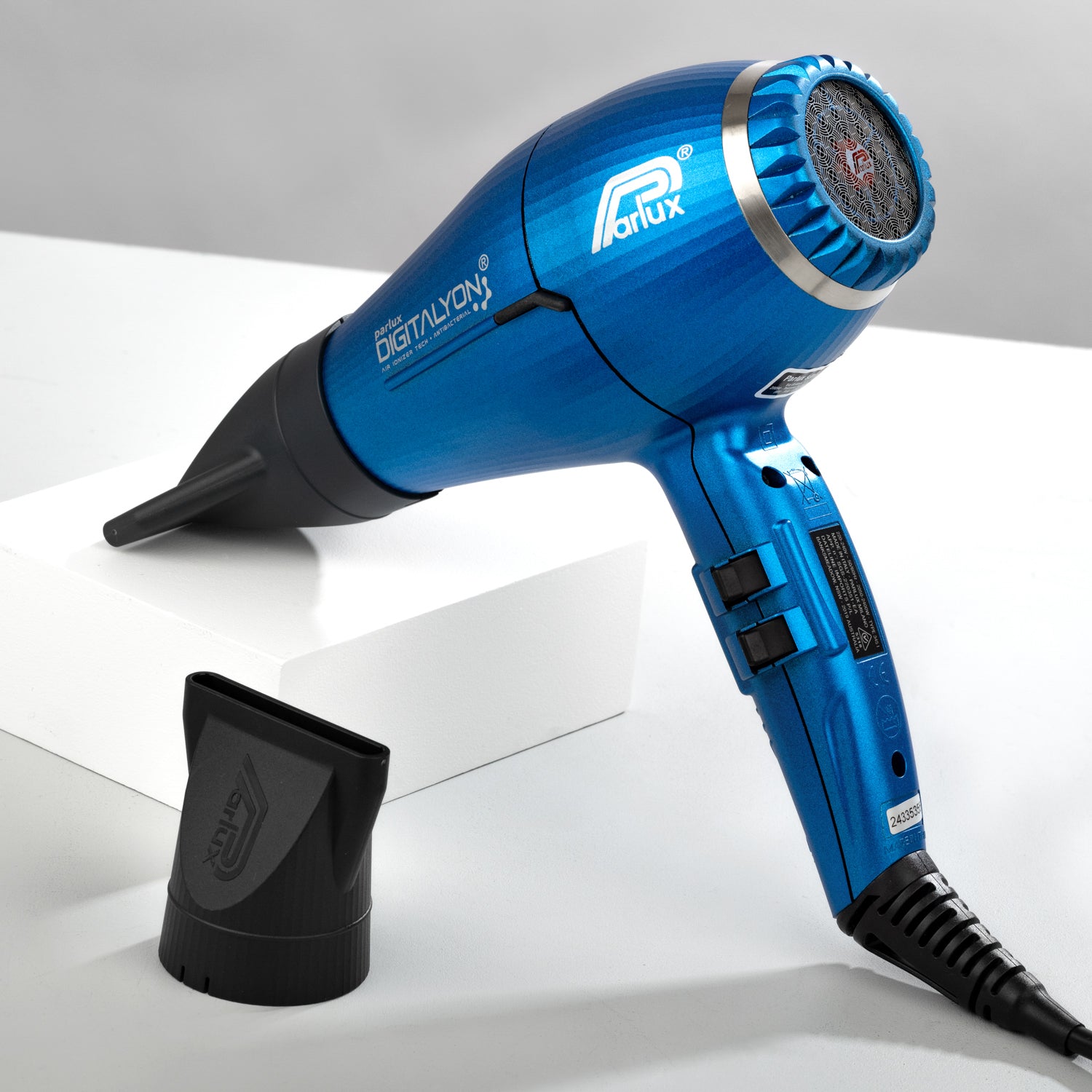Parlux Digitalyon Dryer - Blue With Diffuser Pack