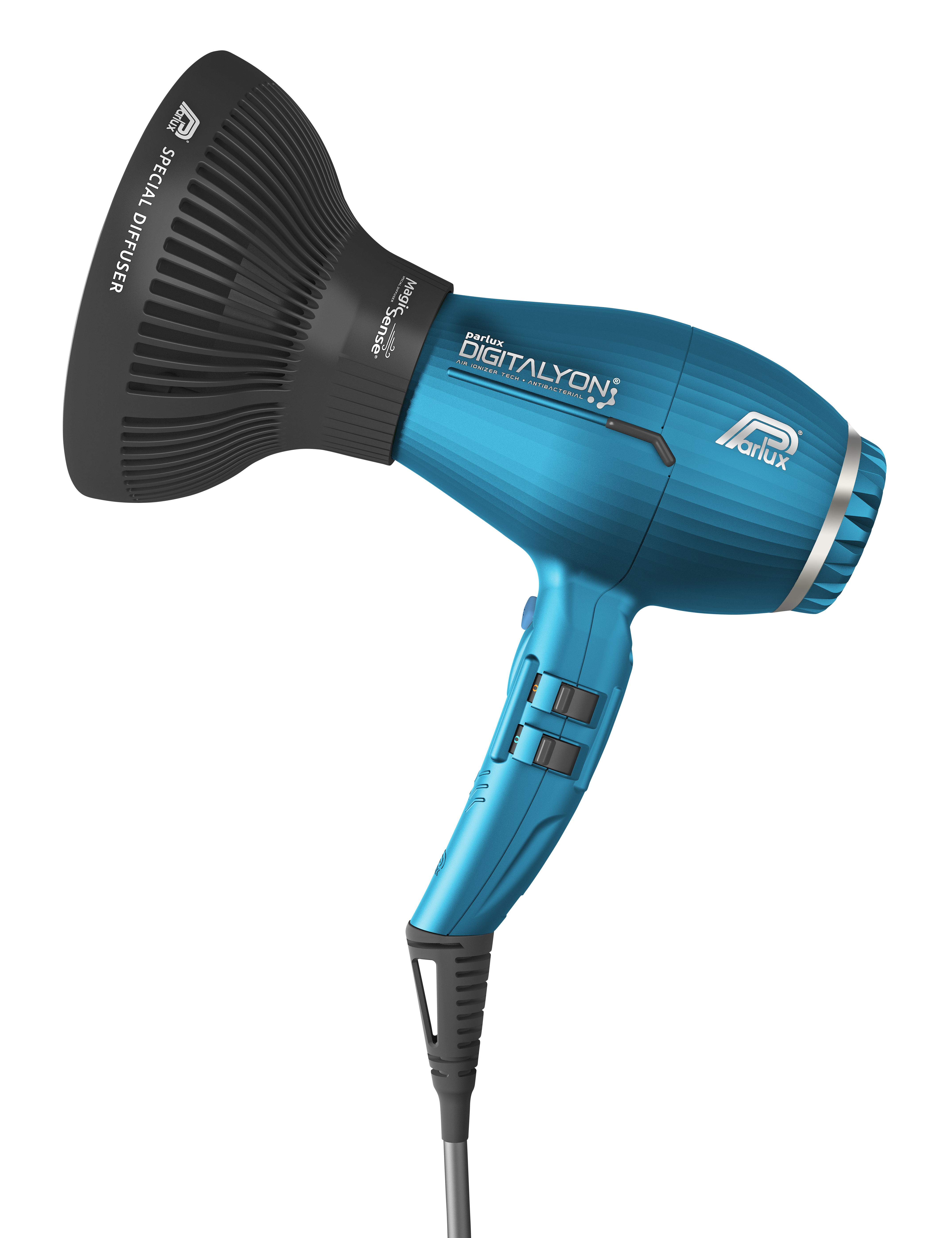 Parlux Digitalyon Dryer - Blue With Diffuser Pack