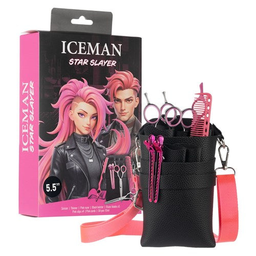 Iceman Style Hunter Scissors Pink Set 5.5 Inch
