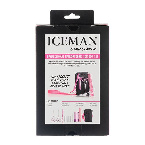 Iceman Style Hunter Scissors Pink Set 5.5 Inch