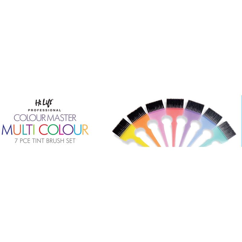 Hi Lift Colour Master Multi Colour 7 piece Tint Brush Set