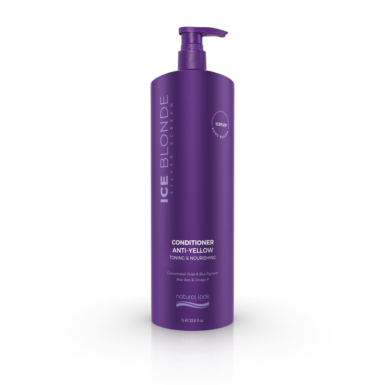 Natural Look Hair Food Silver Screen Ice Blonde Conditioner 1L