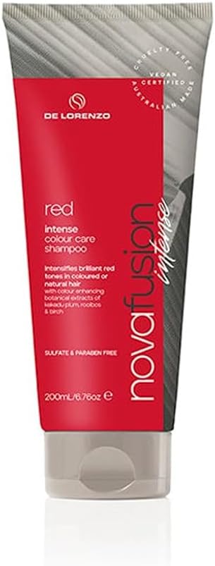 De Lorenzo Nova Fusion Intense Colour Care Shampoo - Red (200ml)