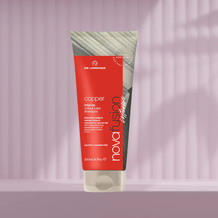 De Lorenzo Nova Fusion Intense Colour Care Shampoo - Copper (200ml)
