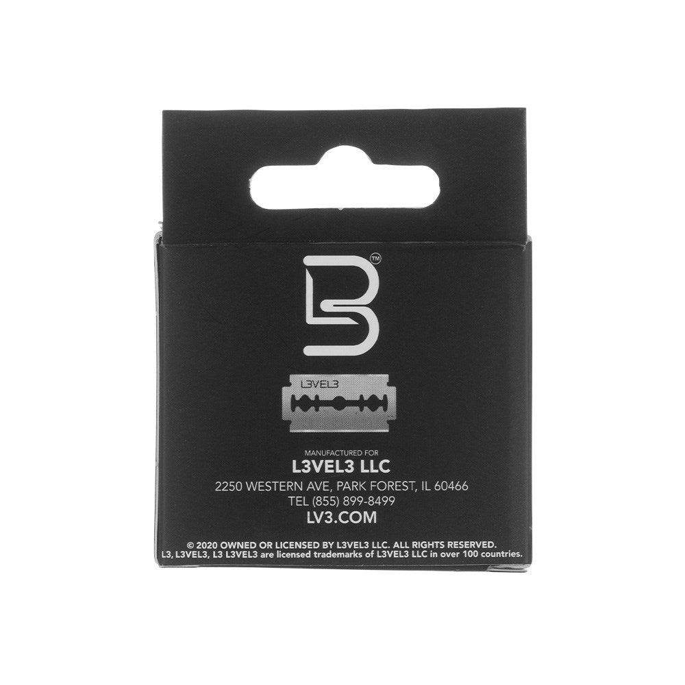 L3VEL3 Double Edge Razor Blades 100pc