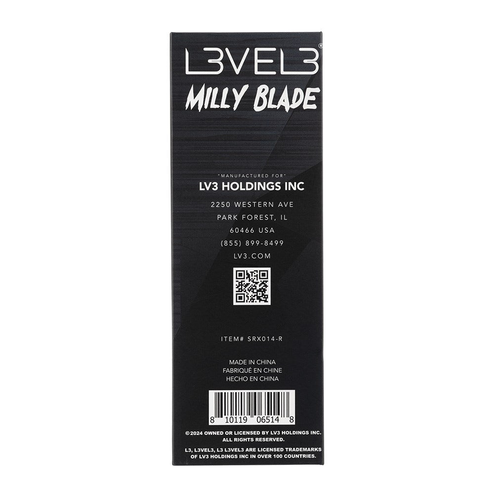 L3VEL3 Milly Blade Razor Holder Red