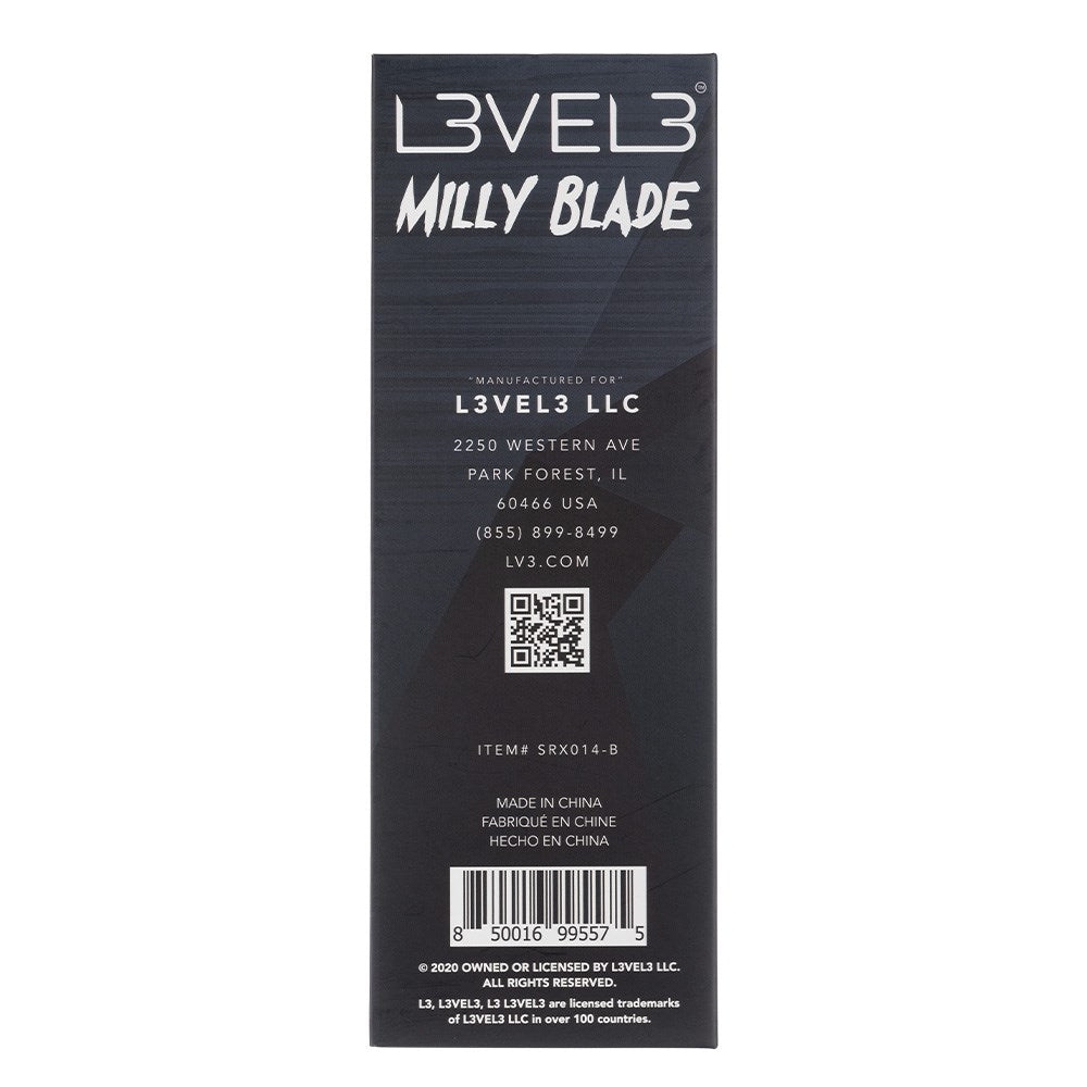 L3VEL3 Milly Blade Razor Holder Black