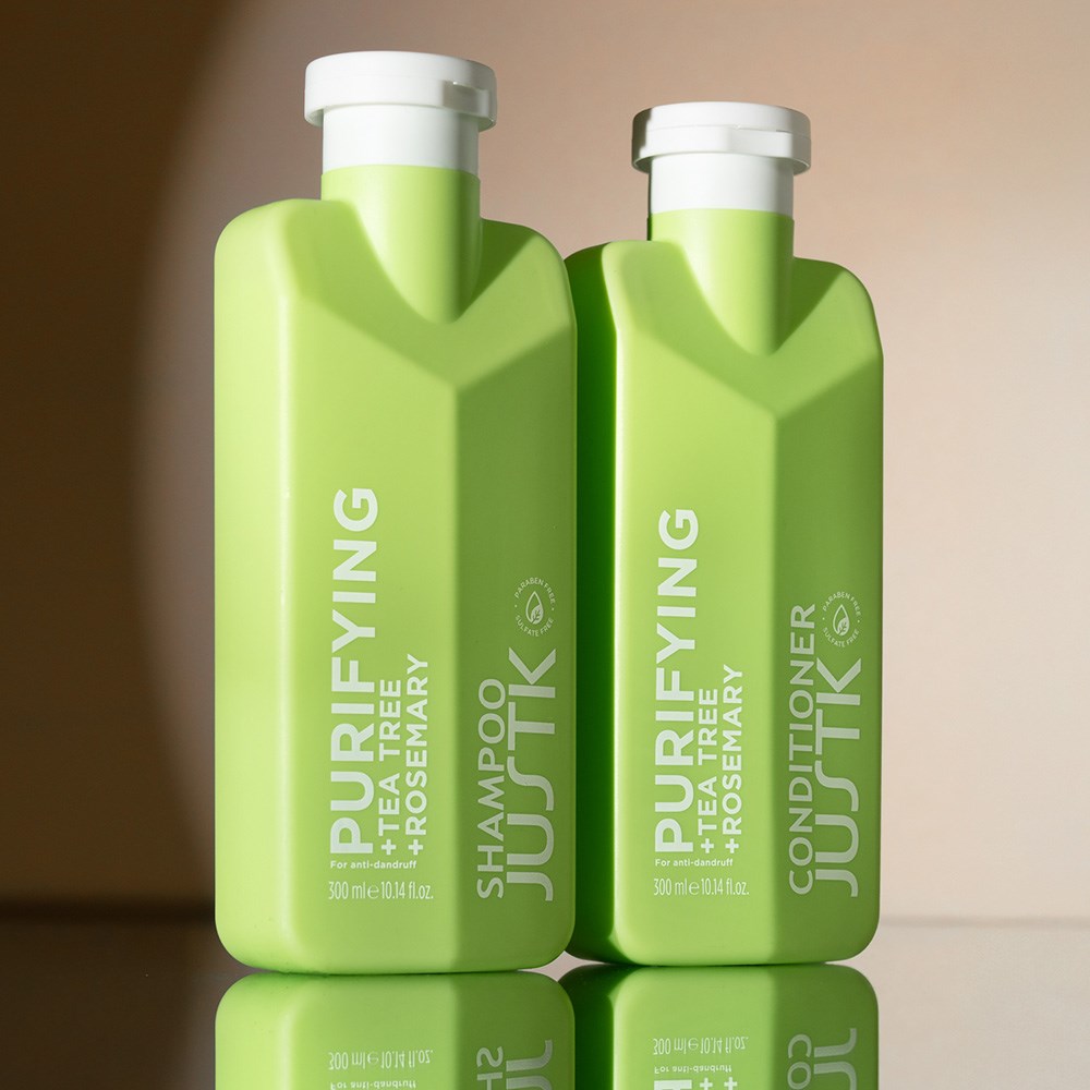 JustK Tea Tree & Rosemary Purifying Anti Dandruff Shampoo - 300ml