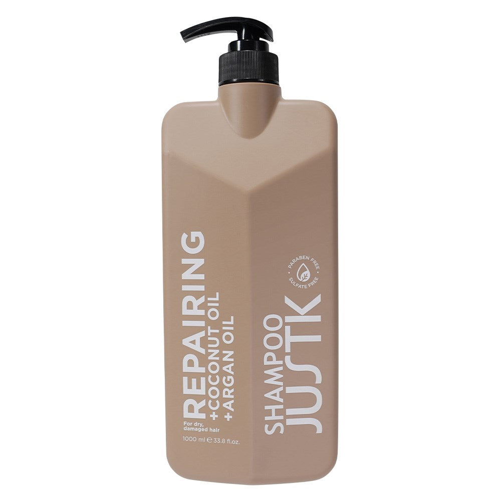 JustK Argan Oil & Coconut Repairing Damaged Hair Shampoo - 1L