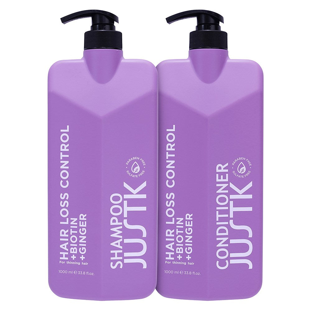 JustK Biotin & Ginger Thinning Hair Loss Control Conditioner - 1L