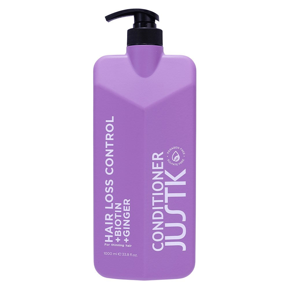 JustK Biotin & Ginger Thinning Hair Loss Control Conditioner - 1L