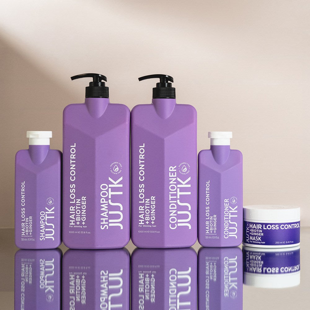 JustK Biotin & Ginger Thinning Hair Loss Control Mask - 250ml
