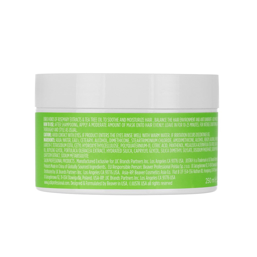 JustK Tea Tree & Rosemary Purifying Anti Dandruff Mask - 250ml