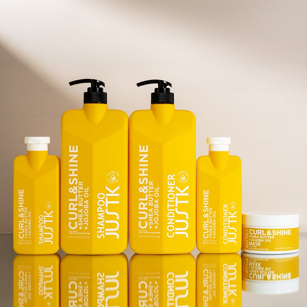 JustK Shea Butter & Jojoba Oil Curl & Shine Mask - 250ml
