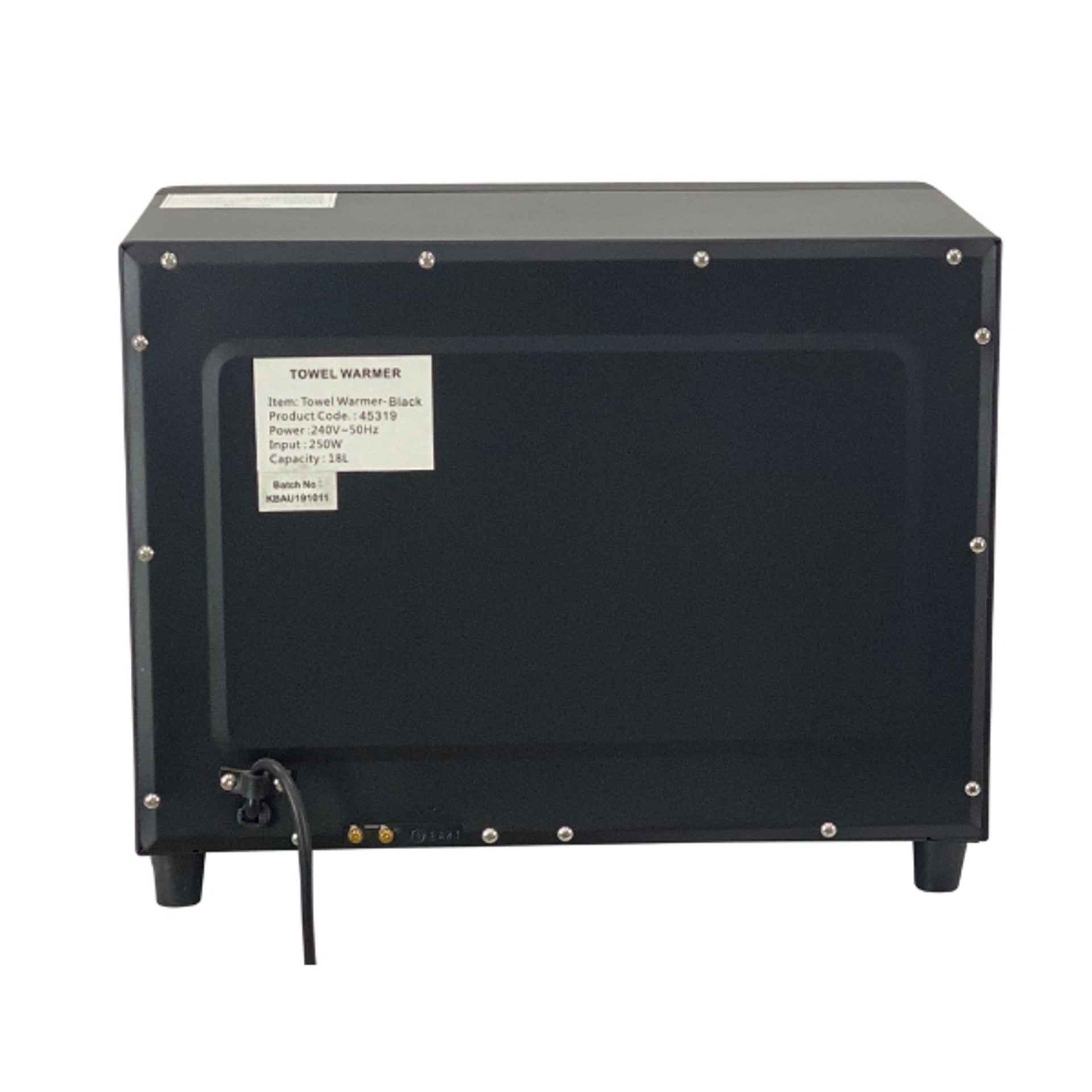 Joiken Black Towel Warmer