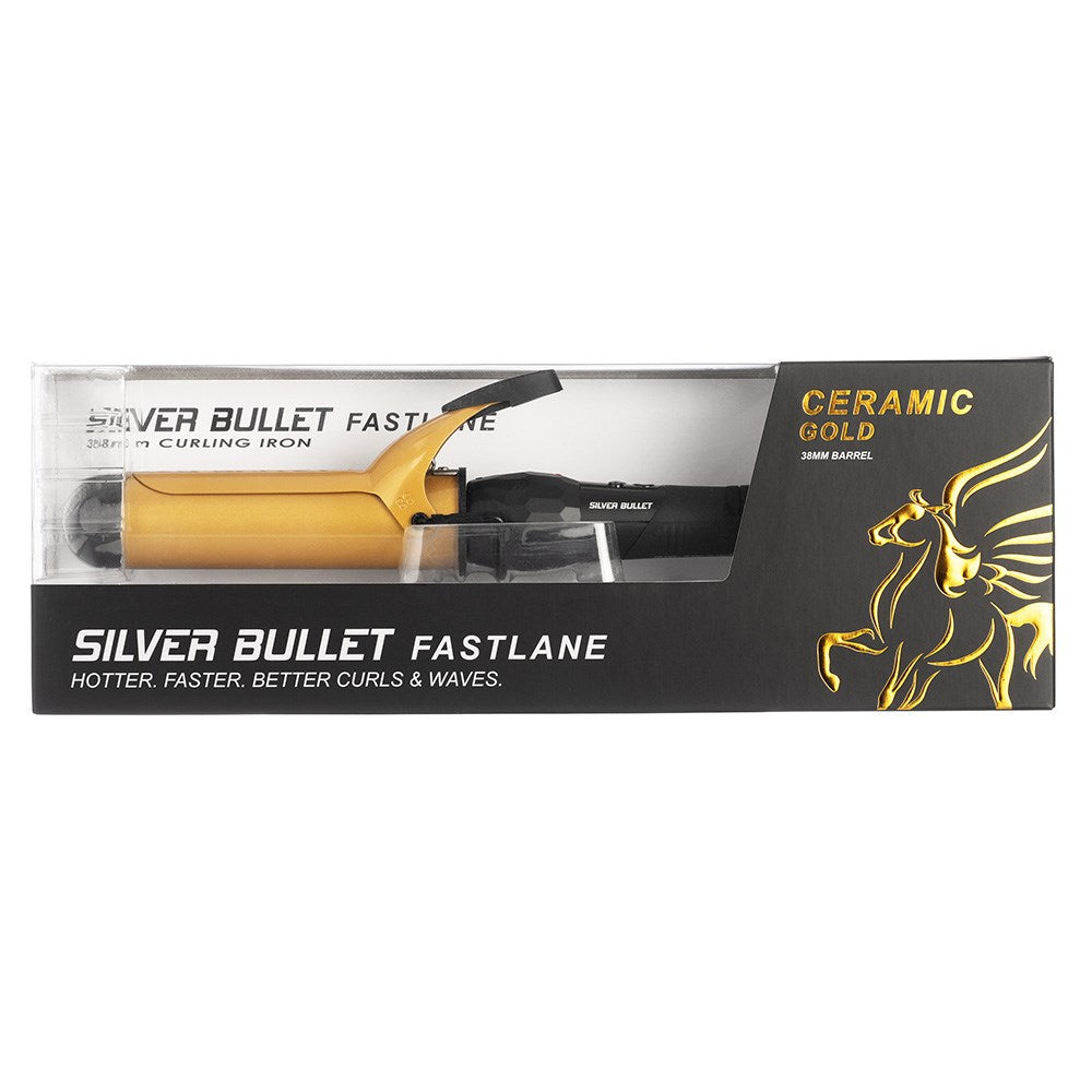 Silver Bullet Fastlane 38mm Gold Ceramic Curling Iron