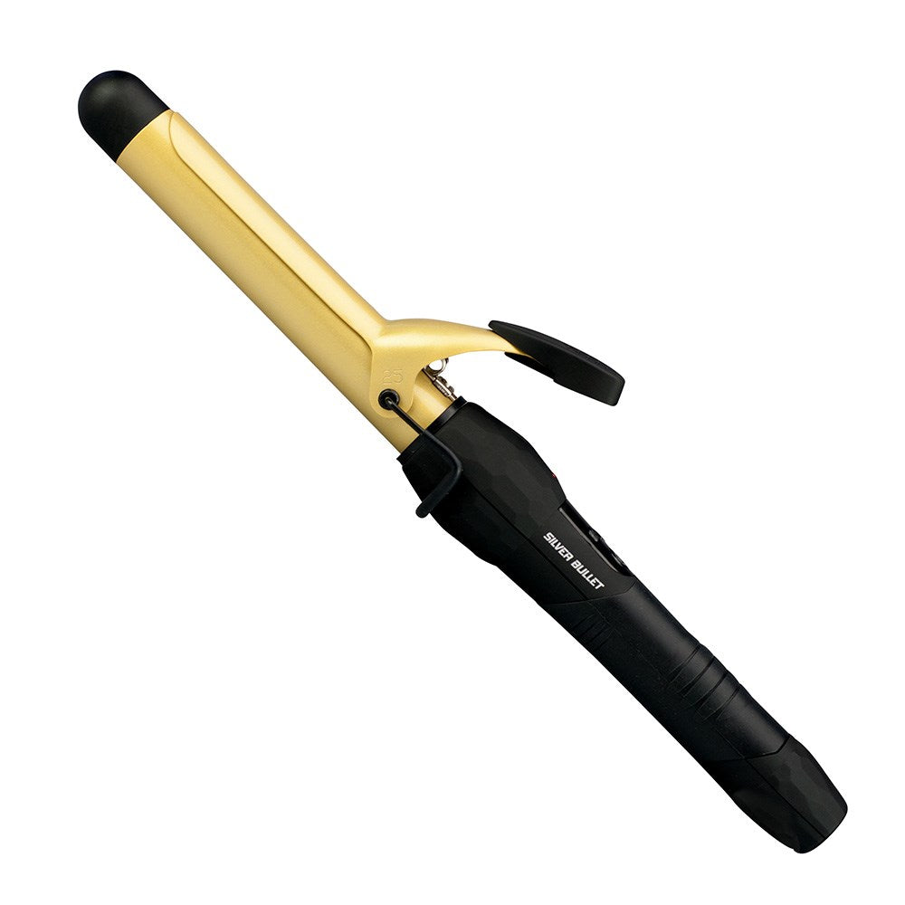 Silver Bullet Fastlane 25mm Gold Ceramic Curling Iron