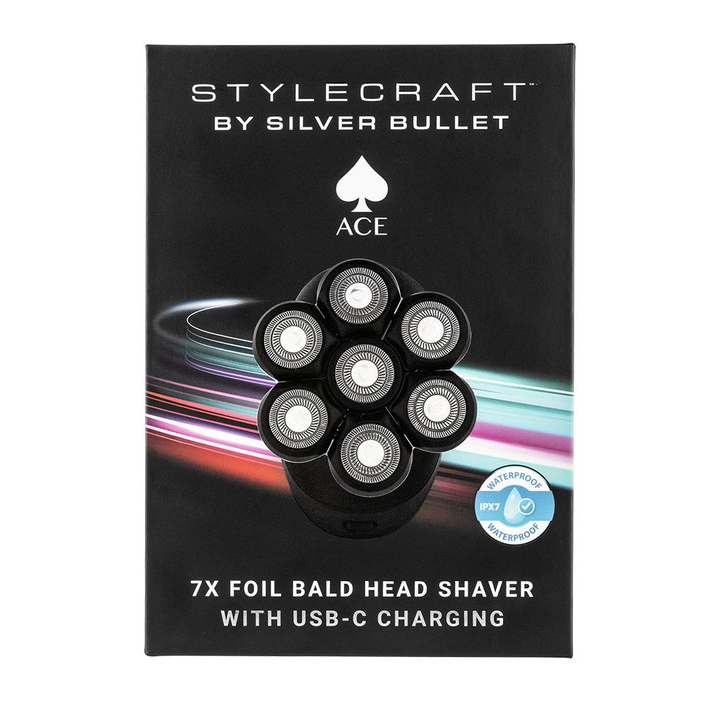 StyleCraft Ace 7x Foil Bald Head Shaver