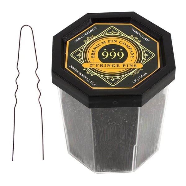 999 Fringe Pins 2" Black