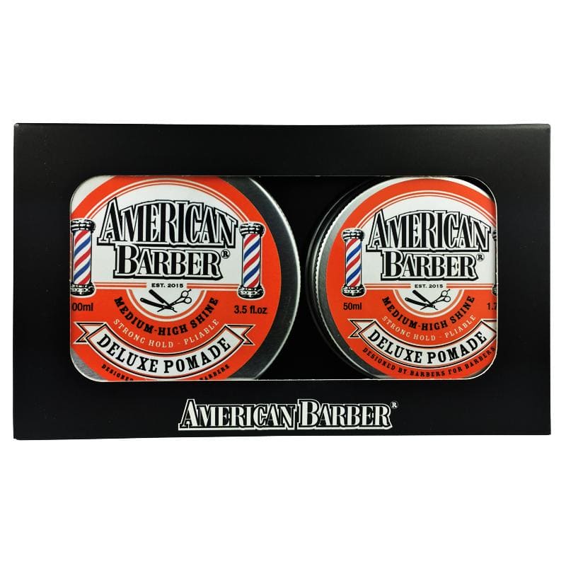 American Barber Deluxe Pomade 50ml-100ml - DUO- PACK.