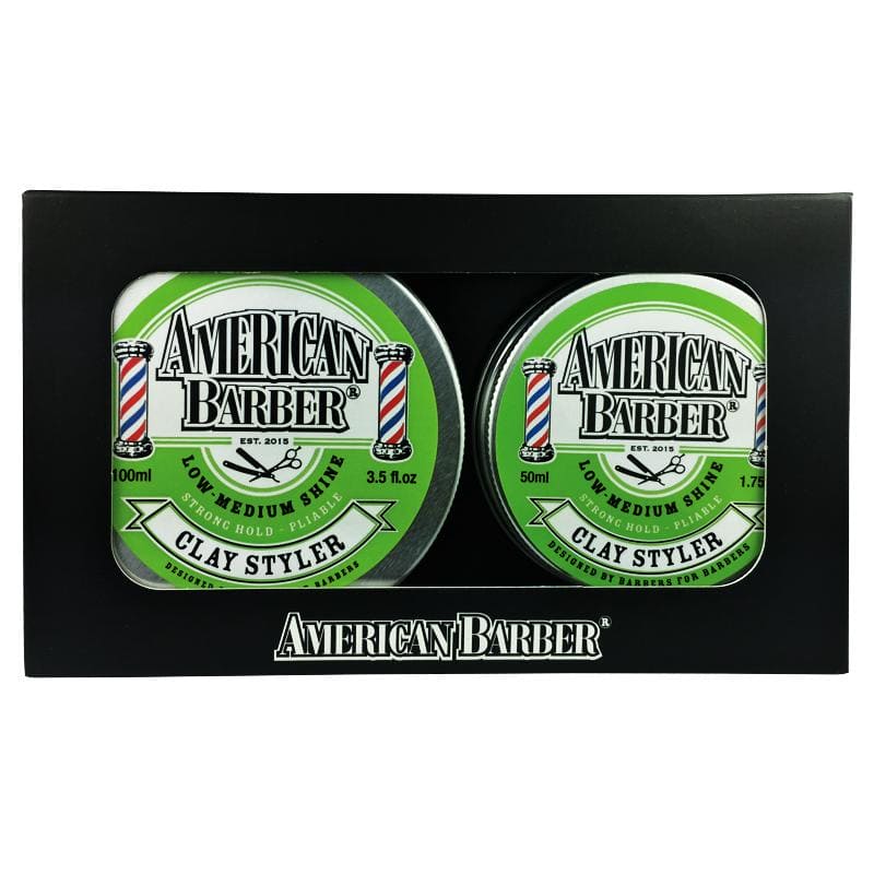 American Barber Clay Styler 50ml-100ml - DUO- PACK.