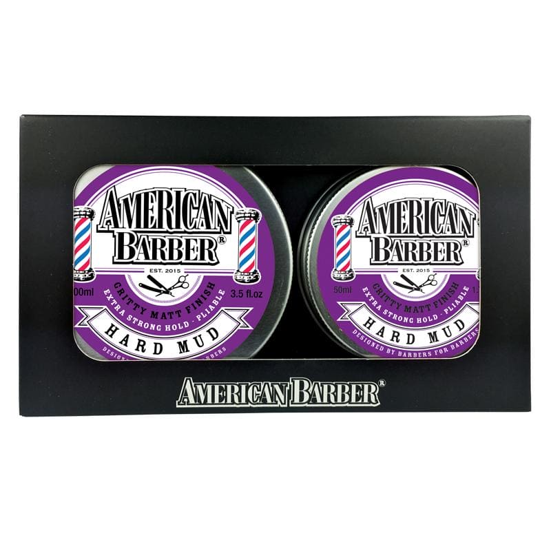 American Barber Hard Mud 50ml-100ml - DUO- PACK.