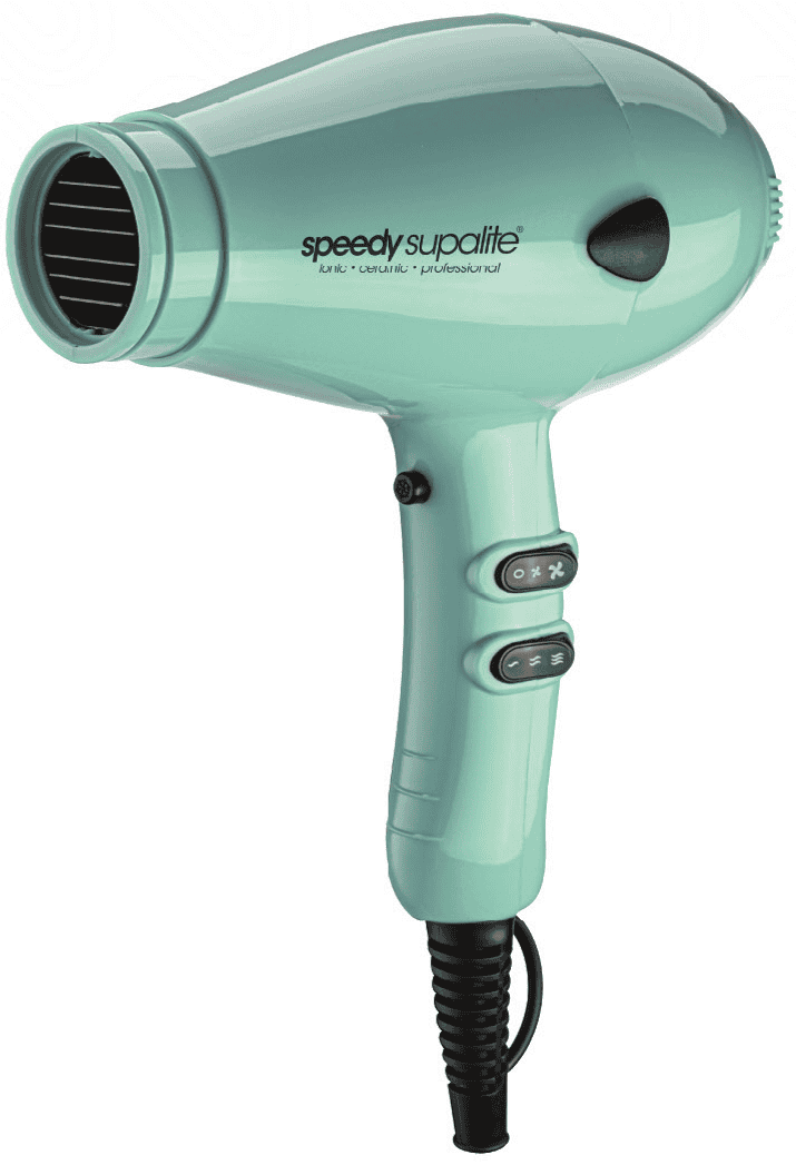 Speedy Supalite Professional Hairdryer - Tiff Blue with Diffuser