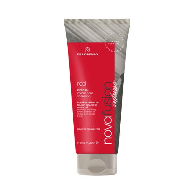 De Lorenzo Nova Fusion Intense Colour Care Shampoo - Ruby Red (200ml) - HairBeautyInk