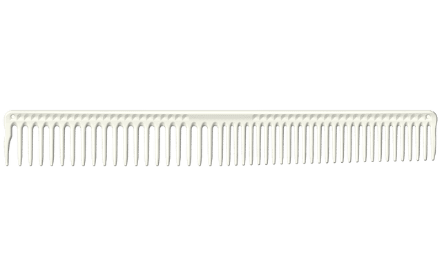 JRL Long Round Tooth Cutting Comb 9" - White