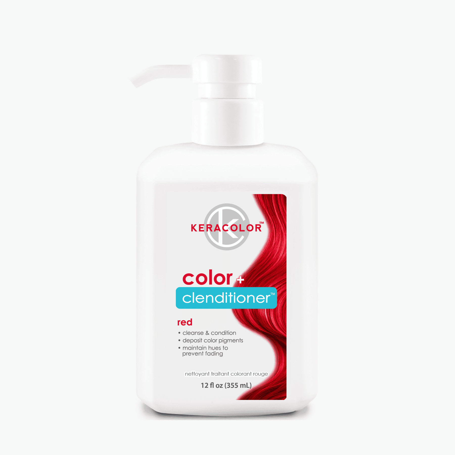 Keracolor Colour + Clenditioner Red - 355ml