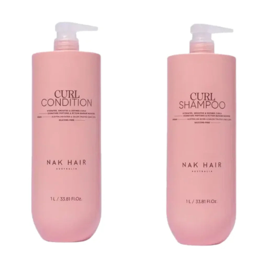 NAK Signature Curl Shampoo & Conditioner 1L Duo
