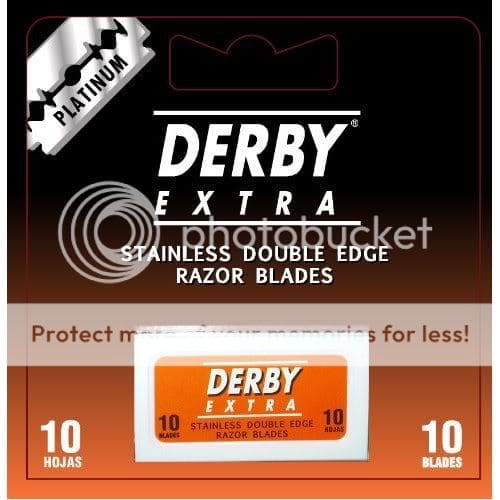 Derby extra Stainless Double Edge Razor Blades 10 Blades in Packet