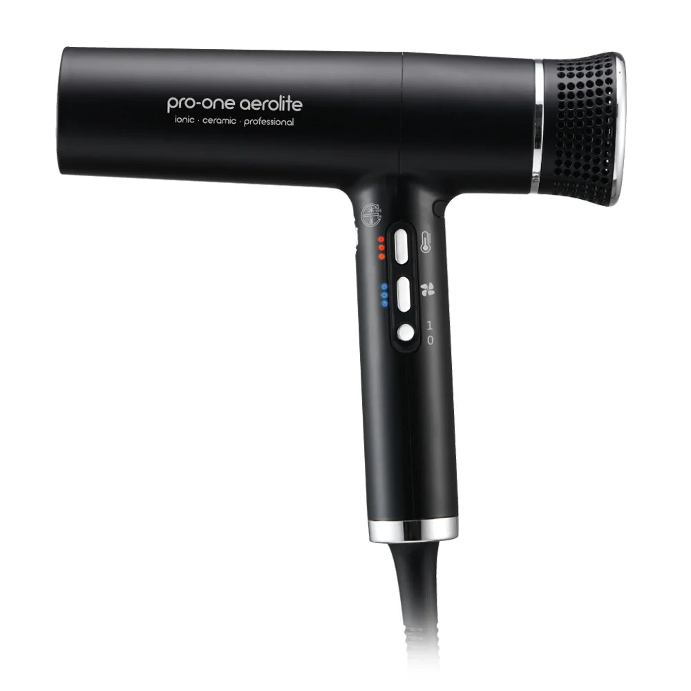 Pro-One Aerolite Hairdryer Black + Bonus Pro-One Airstyler