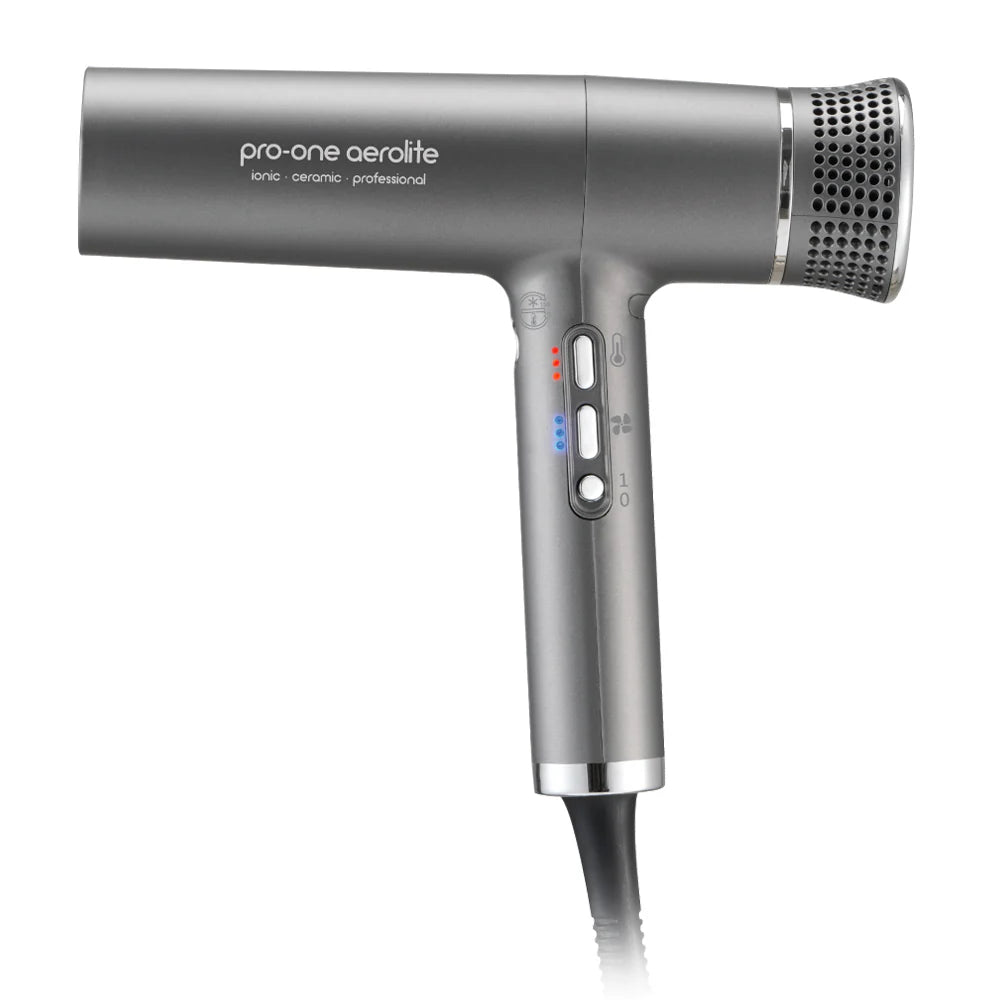 Pro-One Aerolite Hairdryer Titanium + Bonus Pro-One Airstyler