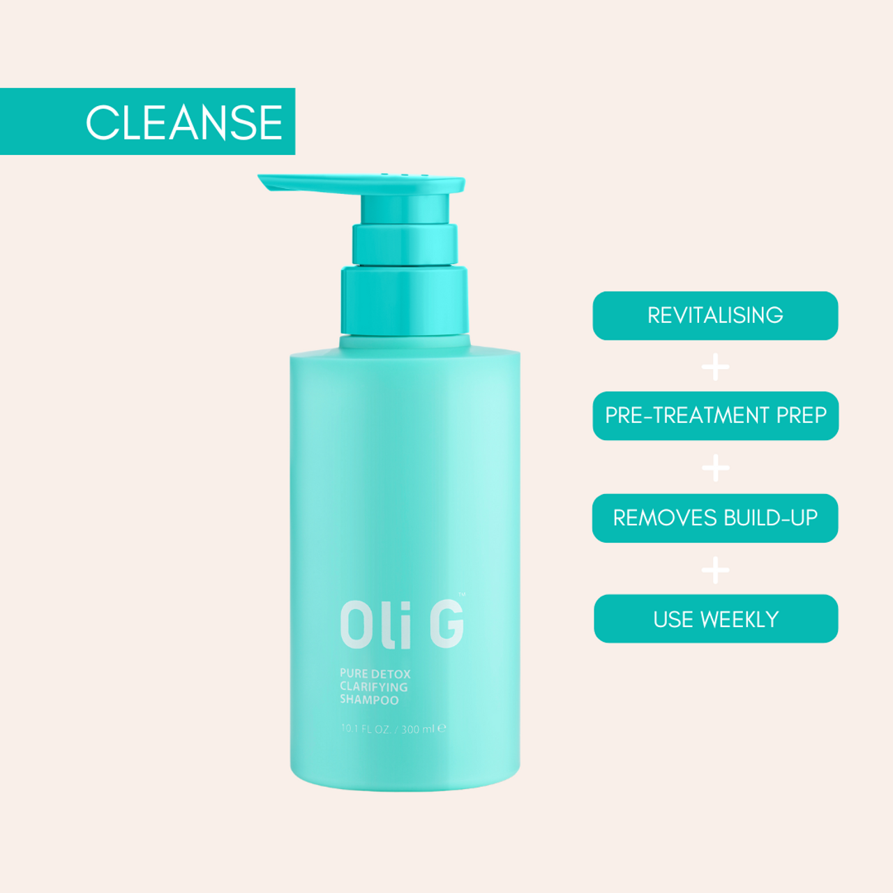 Oli G Pure Detox Clarifying Shampoo 300ml