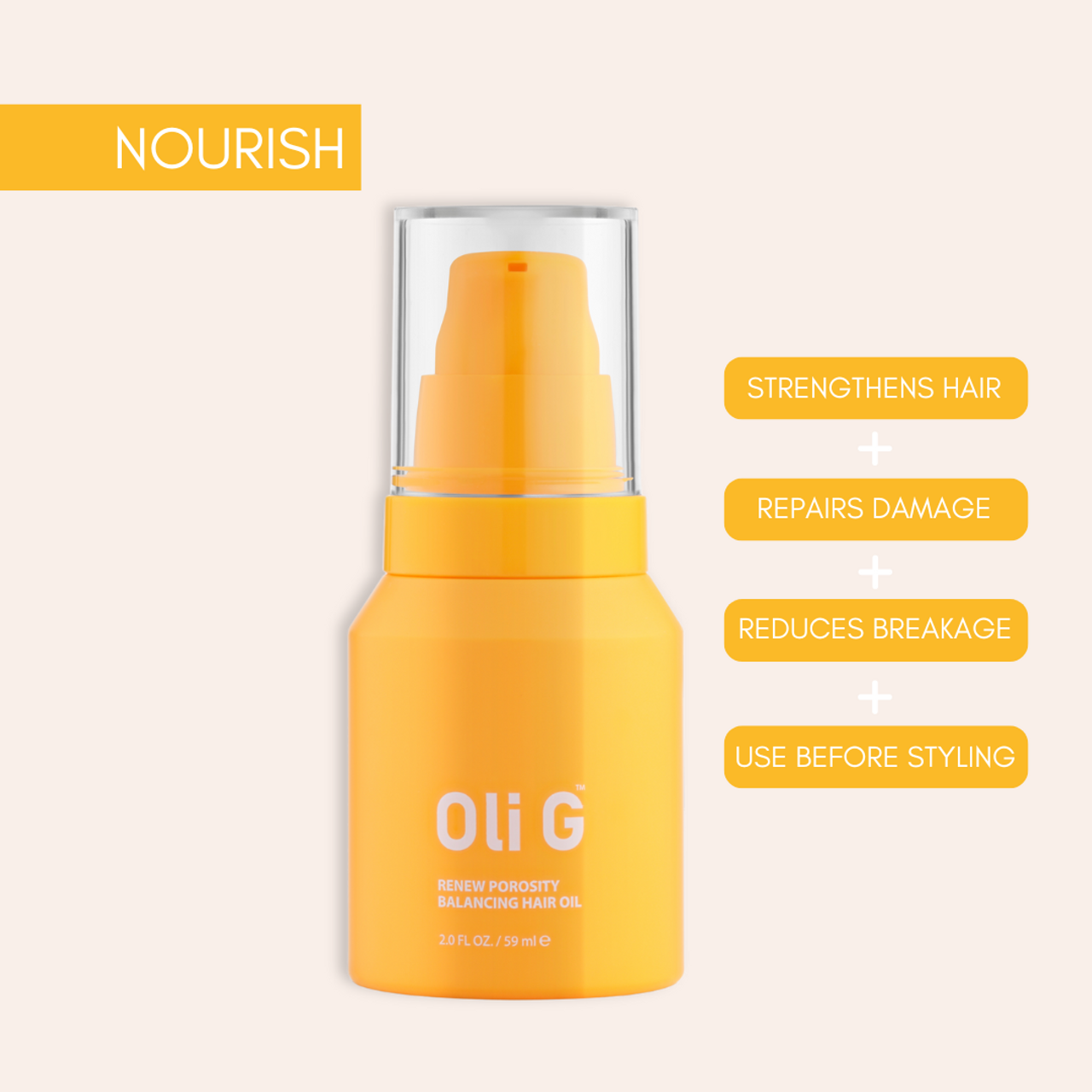 Oli G Renew Porosity Balancing Hair Oil 59mL