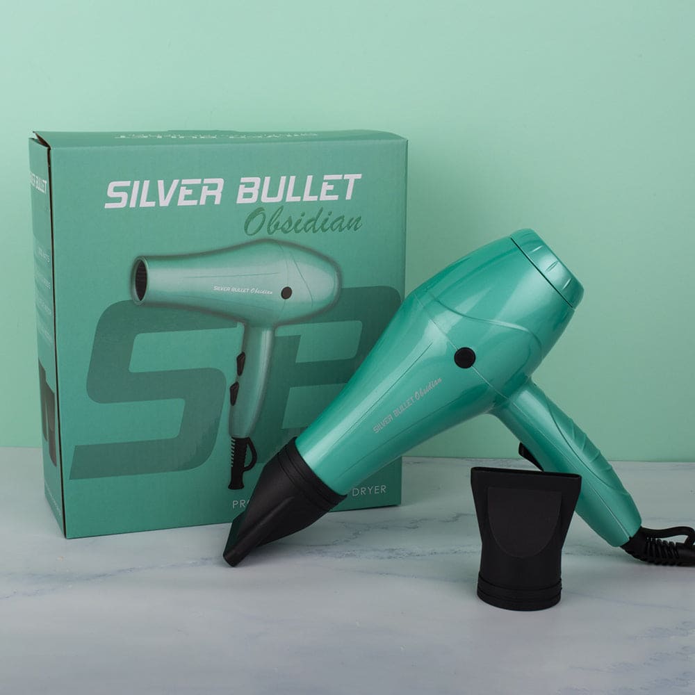 Silver Bullet Obsidian Hair Dryer Green